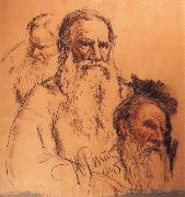 Ilya Repin, Repin-s  pencil sketch